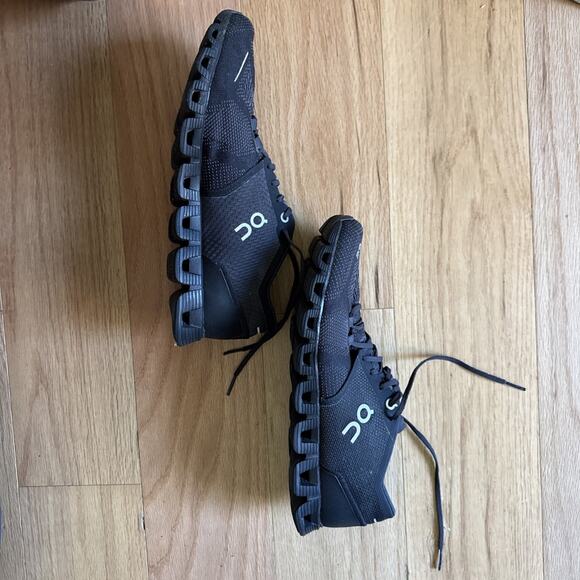 Women’s On Cloud X Running Shoes Black Asphalt Size 9.5 - Picture 5 of 10